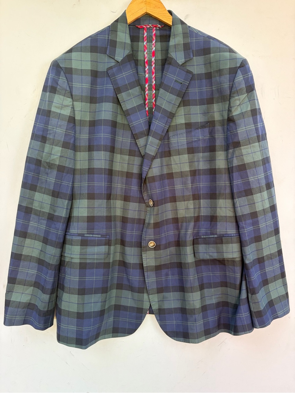 Vineyard Vines Blackwatch Plaid Tartan Jacket